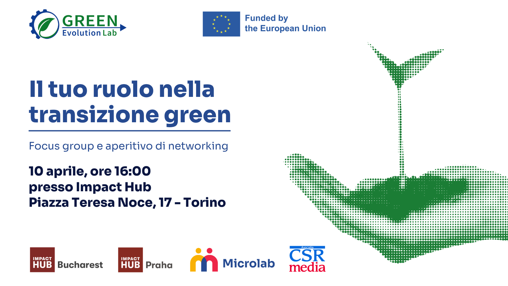 Il tuo ruolo nella transizione green: partecipa al Focus Group di Green Evolution Lab.